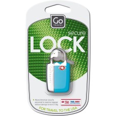 Go Travel TSA Secure Key Padlock  (Blue)