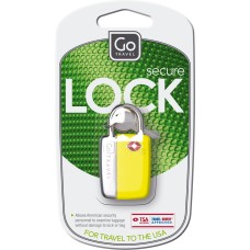 Go Travel TSA Secure Key Padlock  (Yellow)