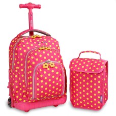 LOLLIPOP MOCHILA ESCOLAR CON RUEDAS Pink Buttons