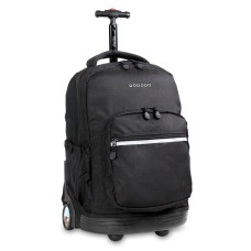 JWorld Sunrise Rolling Backpack Black