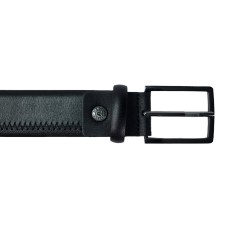 CINTURA SALDATA IN 2 PELLAMI 3,5 CM PRESTIGE 4.0 NERO